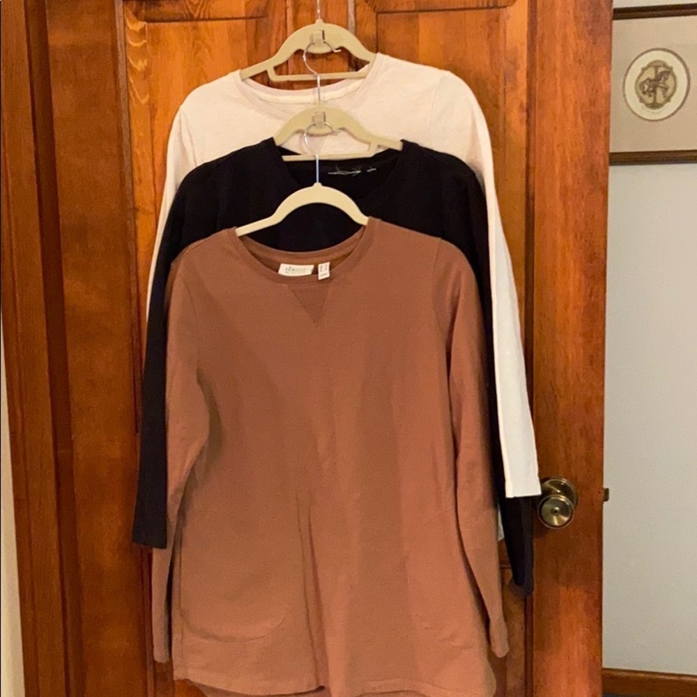 Denim & Co Tunic (s) sold separately Cream and black are remaining.